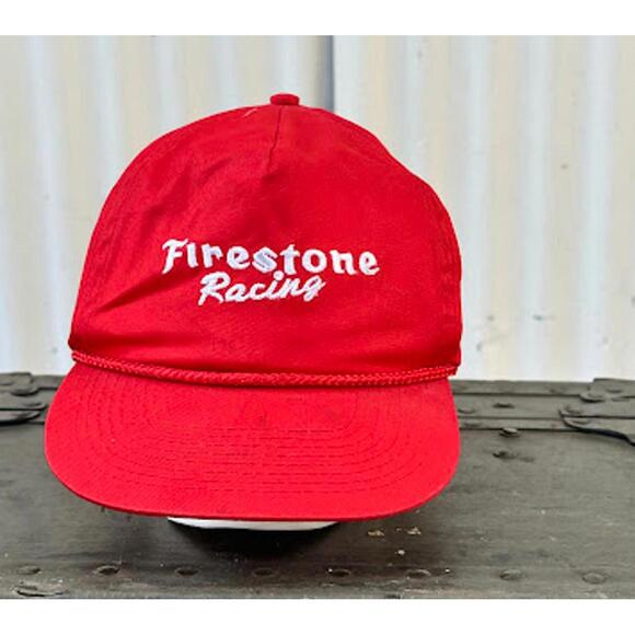 Firestone Racing Red Strapback Hat - Picture 1 of 4